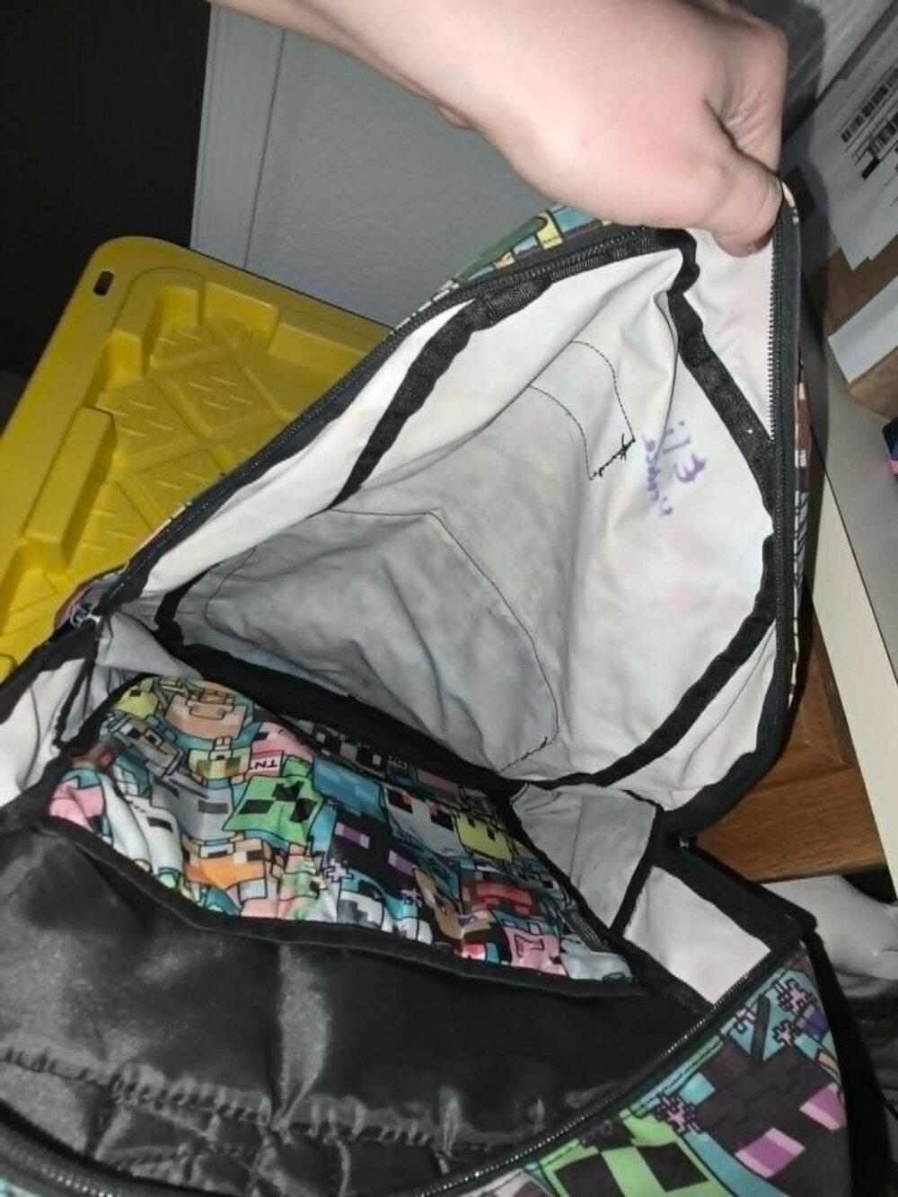Minecraft Character Chibi Video Game Backpack - Picture 10 of 13